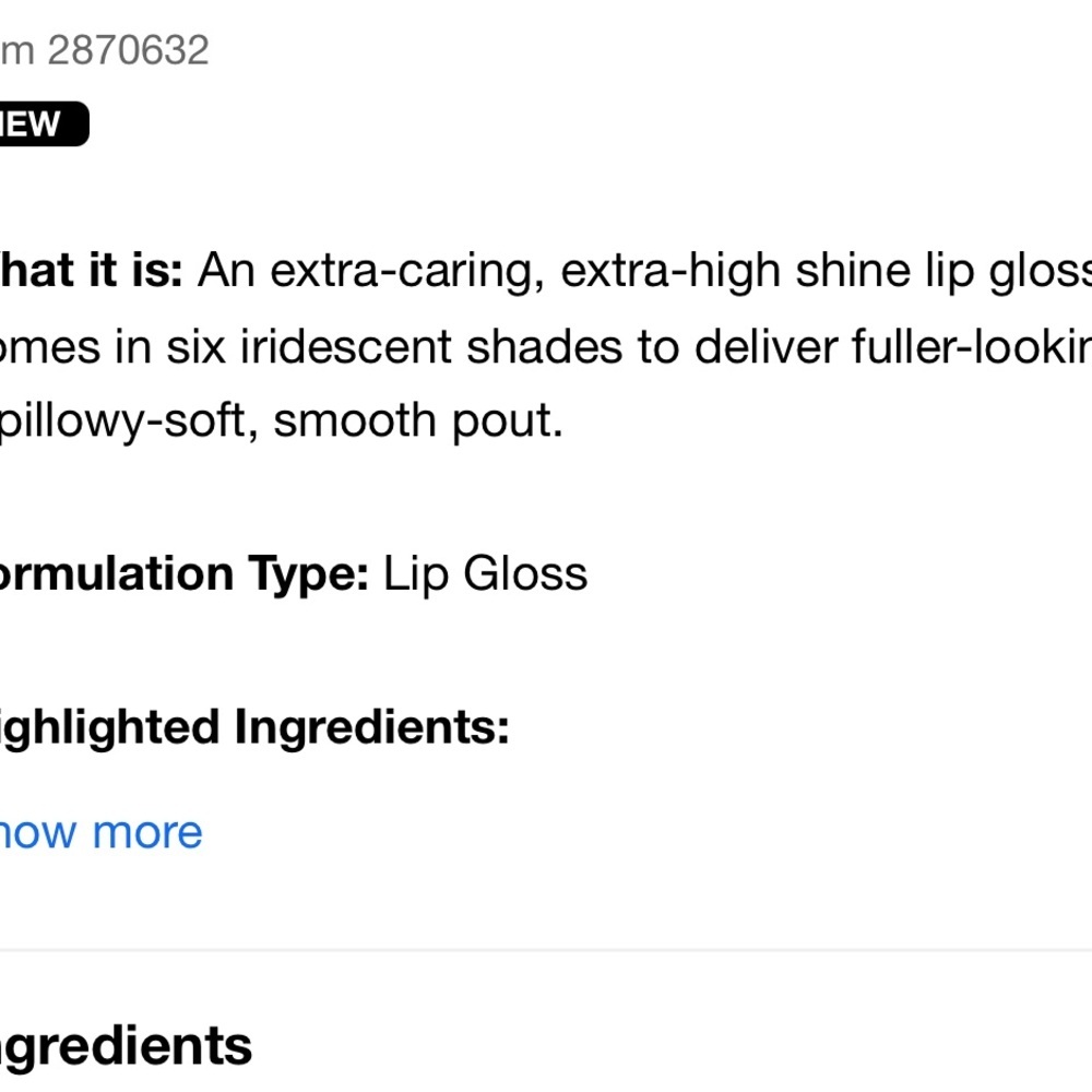 VALENTINO LIP GLOSS - Picture 5 of 7